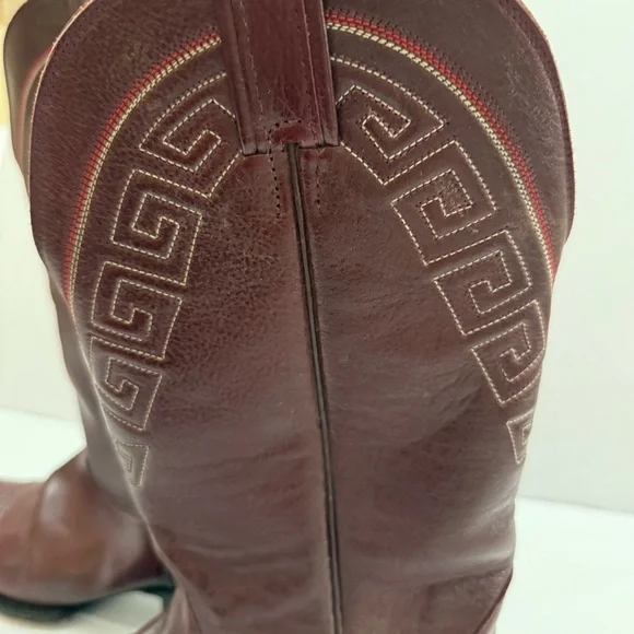 Women's Hondo Western leather cowgirl boots size 7-B - Picture 13 of 13